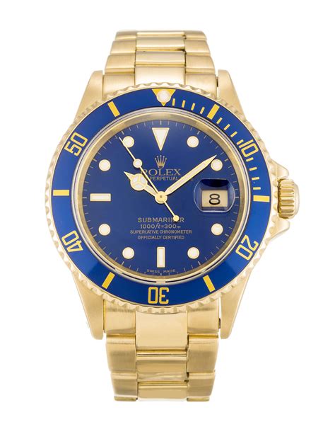 blue face gold rolex replica|solid gold rolex submariner.